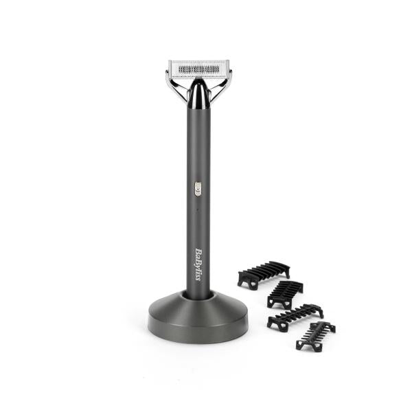 BaByliss Super-X Metal OT996E regolabarba Batteria 5 5 mm Bagnato e secco Argento