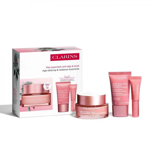 Clarins Multi-Active Crema Todo Tipo De Pieles Estuche 3 Piezas
