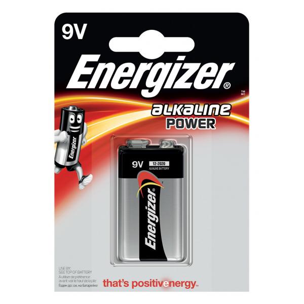Energizer Power 9V 6LR-61 Battery 1 Unit