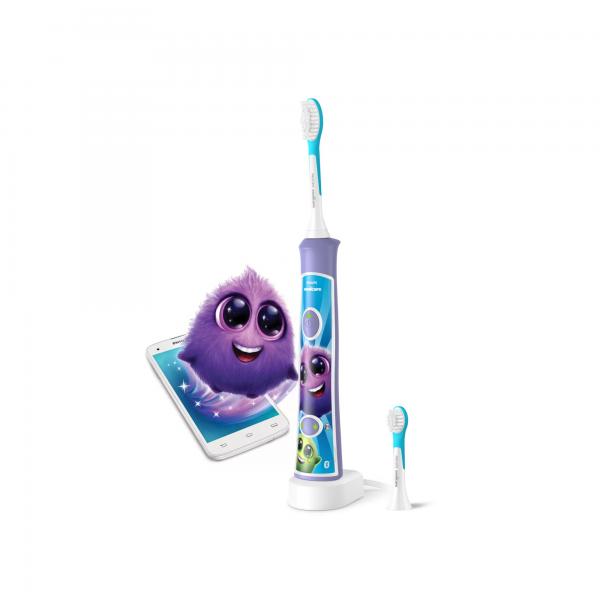 Sonicare for Kids HX6322/12 Schallzahnbuerste Violett (HX6322/12)