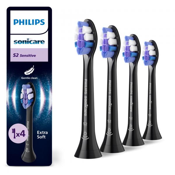 Philips Aufsteckbrste fr Zahnbrsten, Sensitive, 4 Stck (HX6054/88)