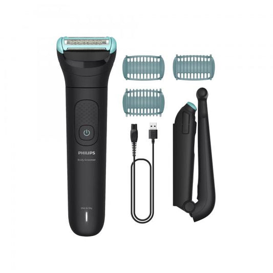 Philips Bodygroomer (Krperhaar-Rasierer), Nass-/Trockenanwendung, Akkubetrieb, unter der Dusche ver (BG5475/15)