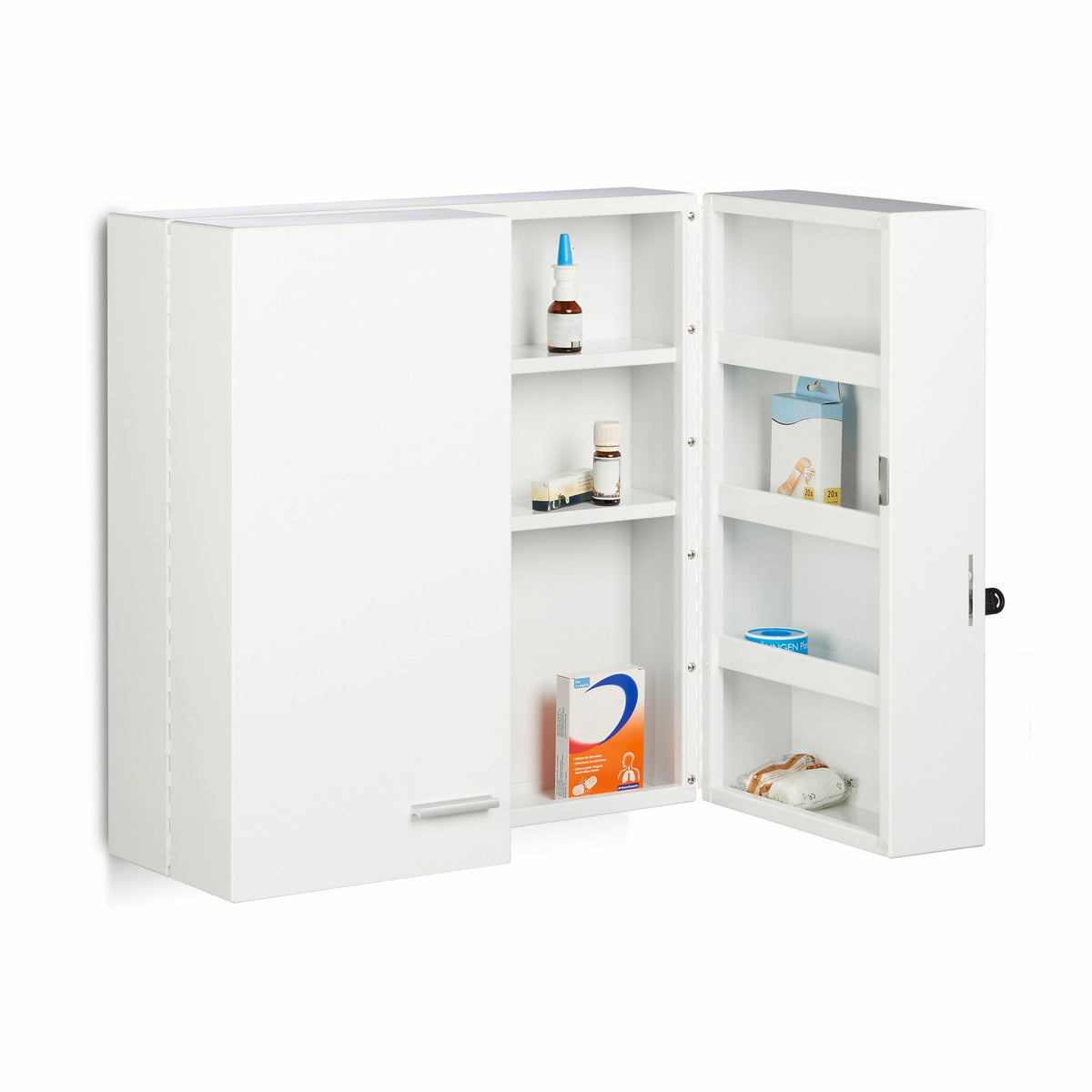 relaxdays Medizinschrank XXL Premium ohne Norm wei (10021071_0)