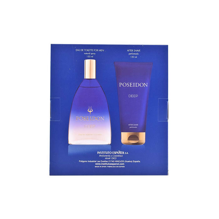 Institito Espaol Poseidon Deep Eau De Toilette Spray 150ml Set 2 Pieces