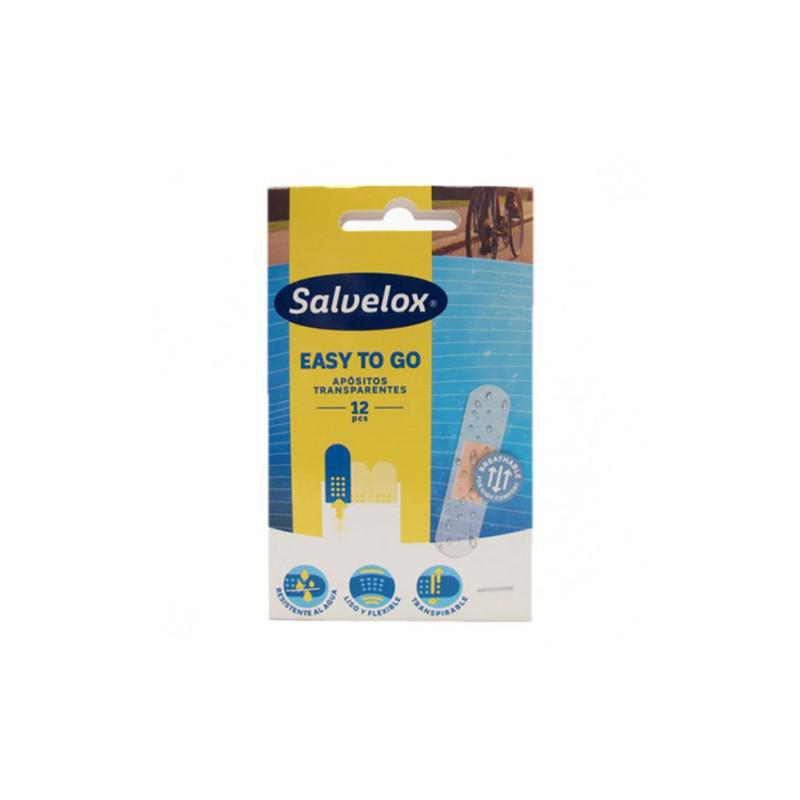 Salvelox Easy to Go Transparent Apósitos 12 Units
