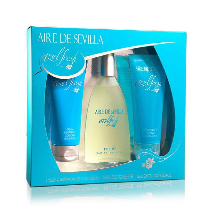 Aire De Sevilla Azul Fresh Eau De Toilette Vaporisateur 150 ml Coffret 3 Pièces