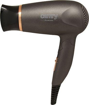 Camry Haartrockner CR 2261 1400 W, Anzahl Temperatureinstellungen 2, Metallic-Grau/Gold (CR 2261)