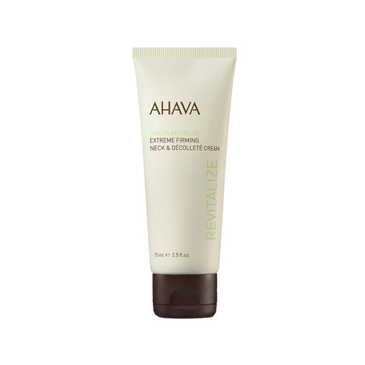 Ahava Time To Revitalize Crème Raffermissante Extrême Cou &amp; Décolleté 75ml