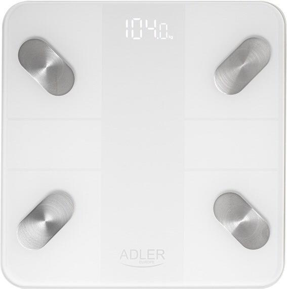 Elektronische Personenwaage Adler AD 8186 wei (AD 8186w)