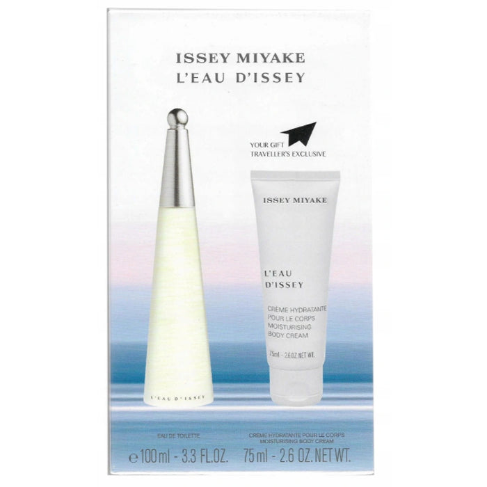 Issey Miyake L'Eau D'Issey Eau De Toilette Spray 100ml Set 2 Pieces