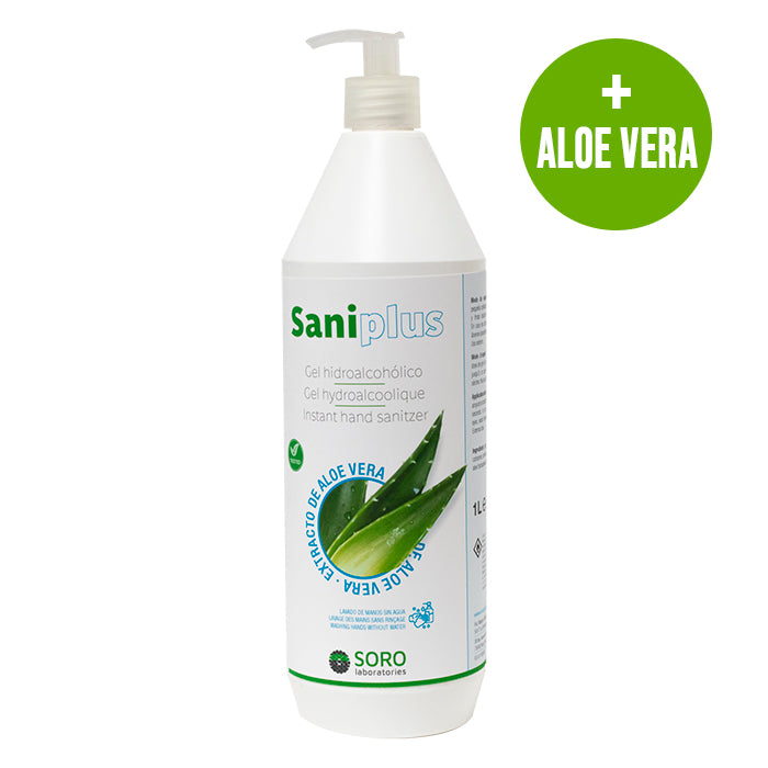 Hydroalcoholic Hand Gel Sanitizer With Aloe Vera 1 Liter