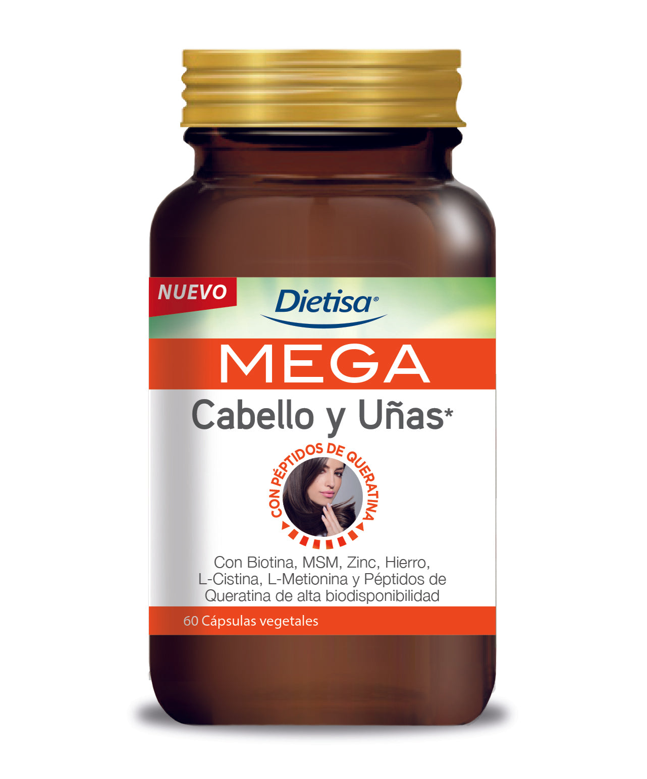 Dietisa Mega Cabello y Uas 60 Vcaps