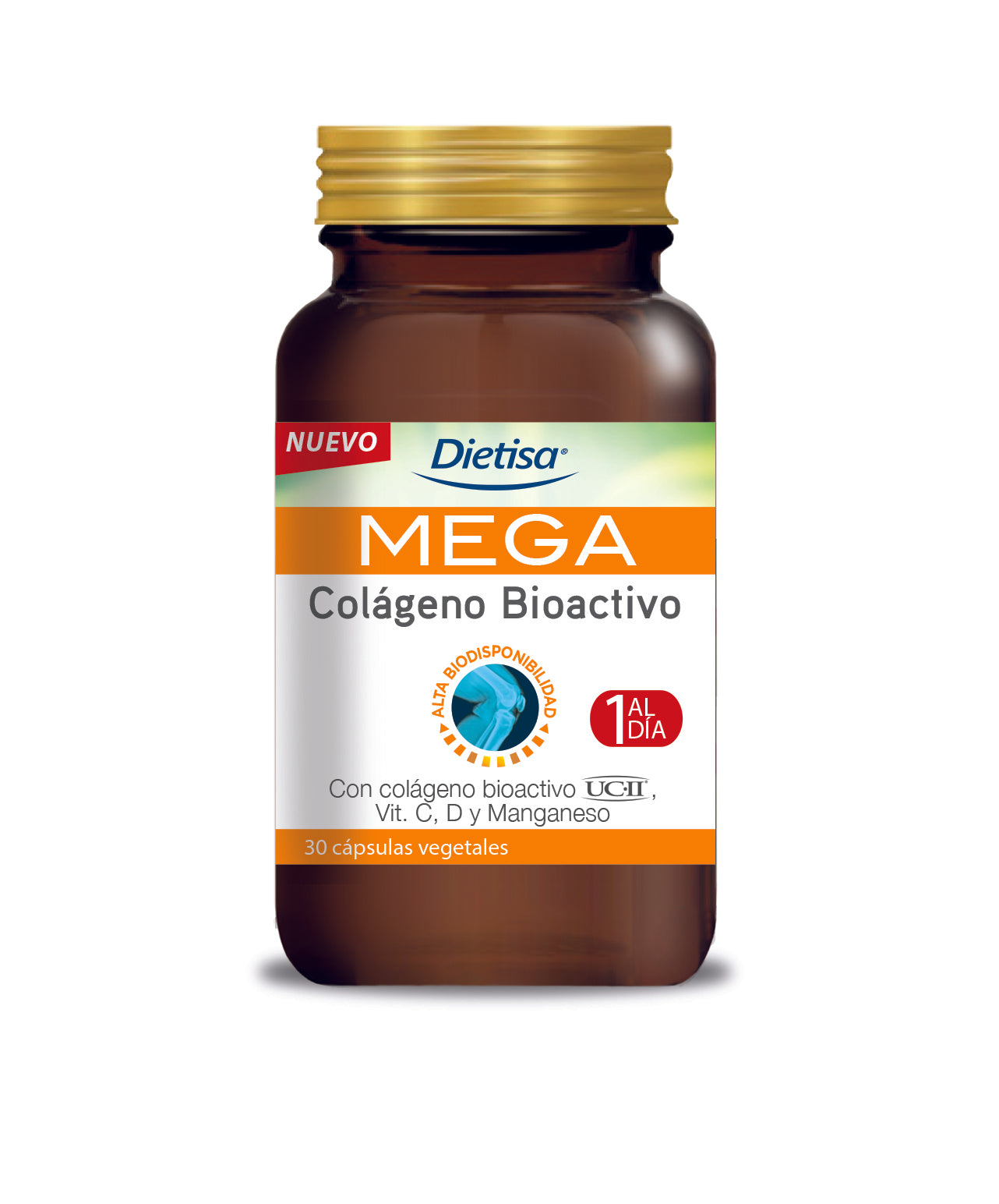 Dietisa Mega Colageno Bioactivo Uc-Ii 30 Vcaps