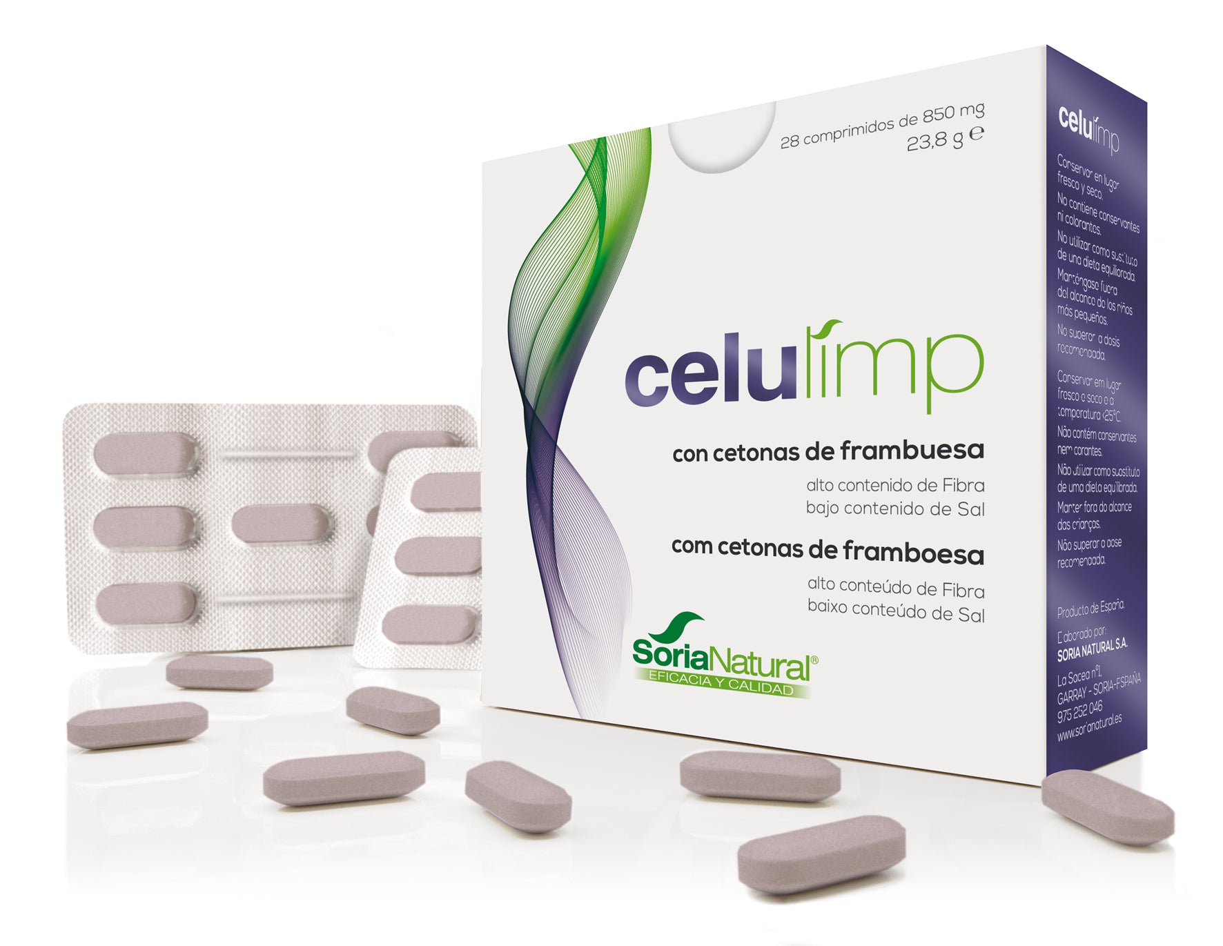 Soria Celulimp 28 Comp 850 Mg