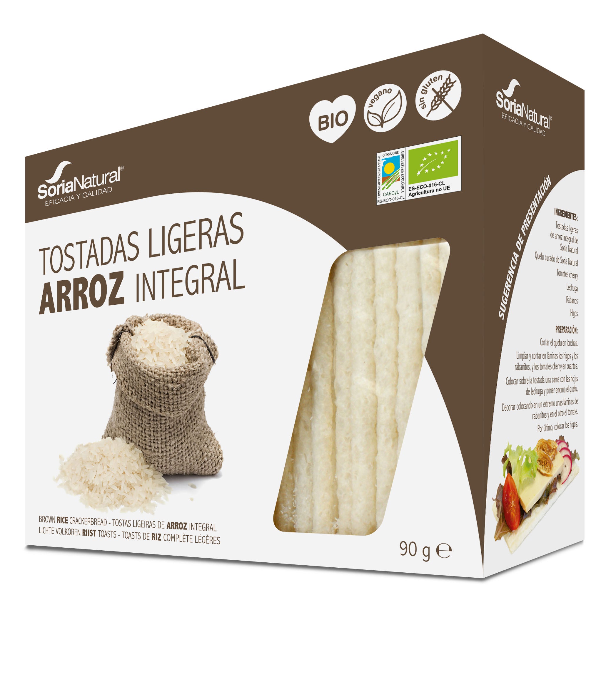 Alecosor Organic Tostadas De Arroz 90 Grams