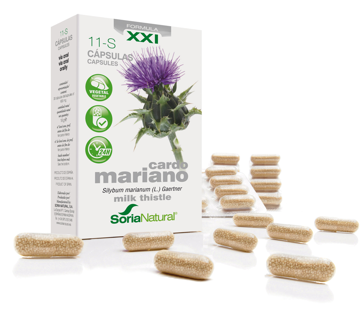 Soria 11-S Milk Thistle 30 Caps