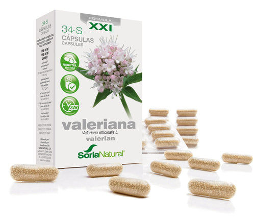 Soria 34-S Valerian 600 Mg 30 Caps Liberacion Prolongad