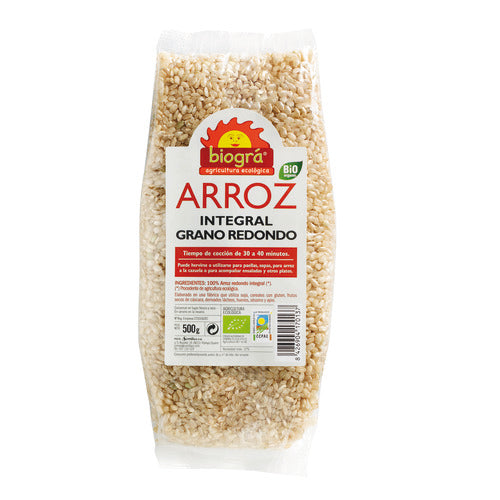 Biográ Arroz Integral Redondo 500g Biogra Bio
