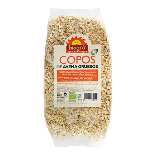 Biográ Copos De Avena Gruesos 500g Biogra Bio