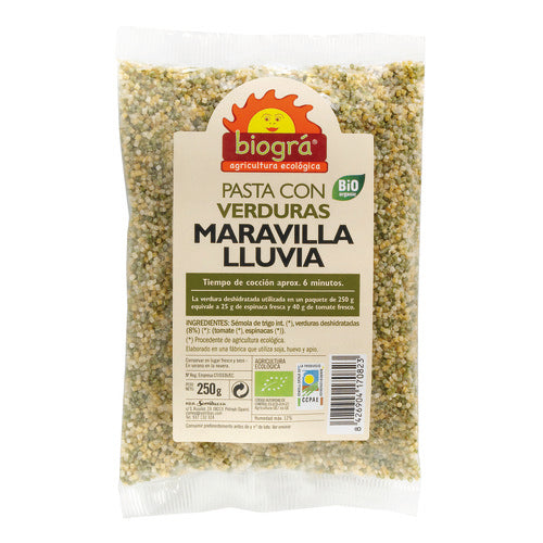 Biográ Maravilla - Lluvia Con Verduras Biogra Bio 250 Gra