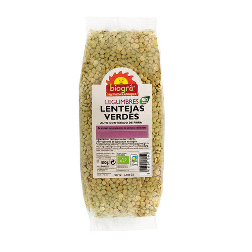Biográ Lentejas Verdes 500g Biogra Bio