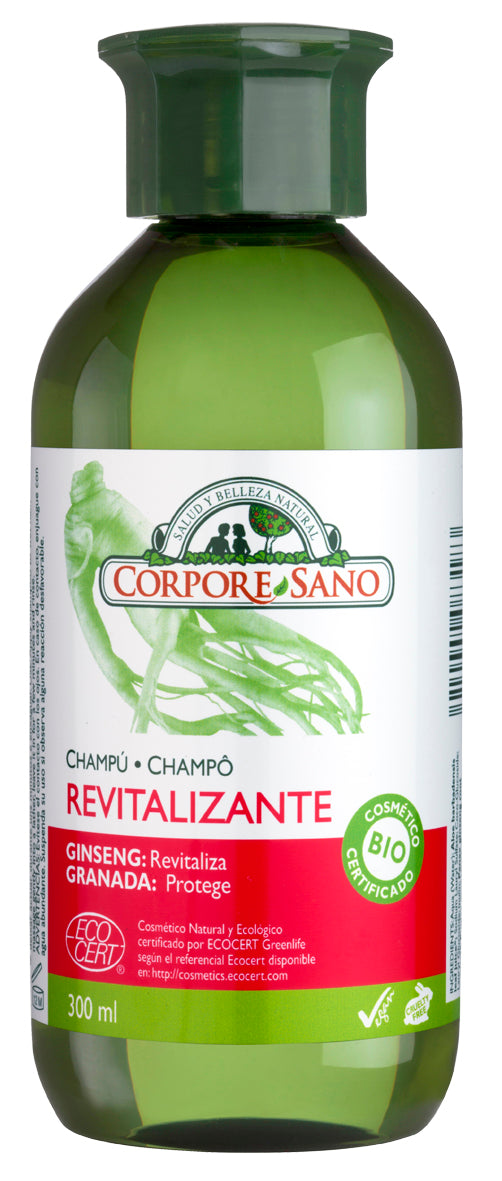 Corpore Champu Revitalizante Ginseng y Granada 300ml Bio