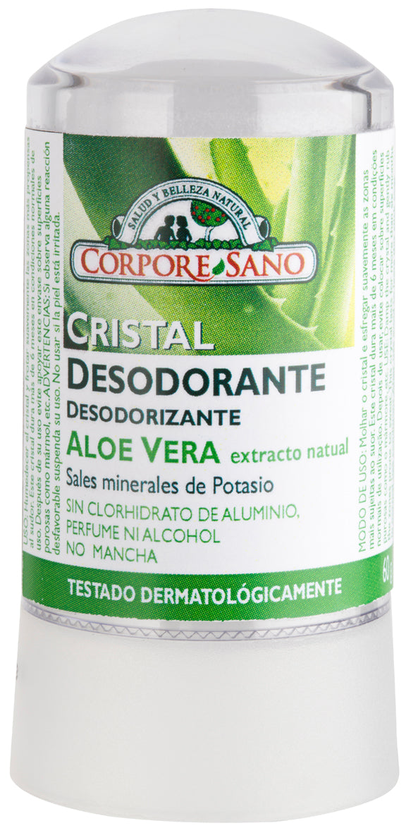 Corpore Desod Mineral Aloe 60g Potassium Alum y Aloe Ve