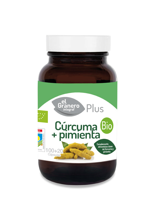 Granero S Curcuma Pimienta Bio 440 Mg 100 20 Caps