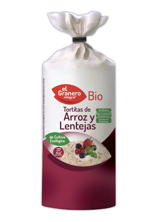 Granero Tortitas De Arroz y Lentejas Bio 115g