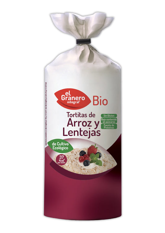 Granero Tortitas De Arroz y Lentejas Organic 115g