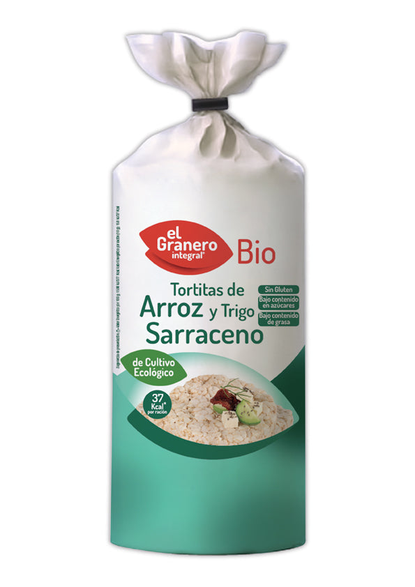 Granero Tortitas De Trigo Sarraceno y Arroz Bio 115g