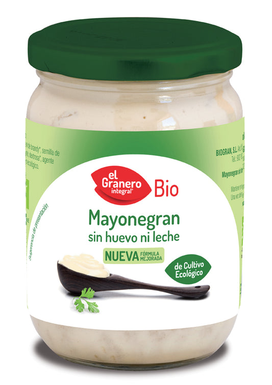 Granero Mayonegran Mayonesa Sin Huevo Bio 247 Grammes