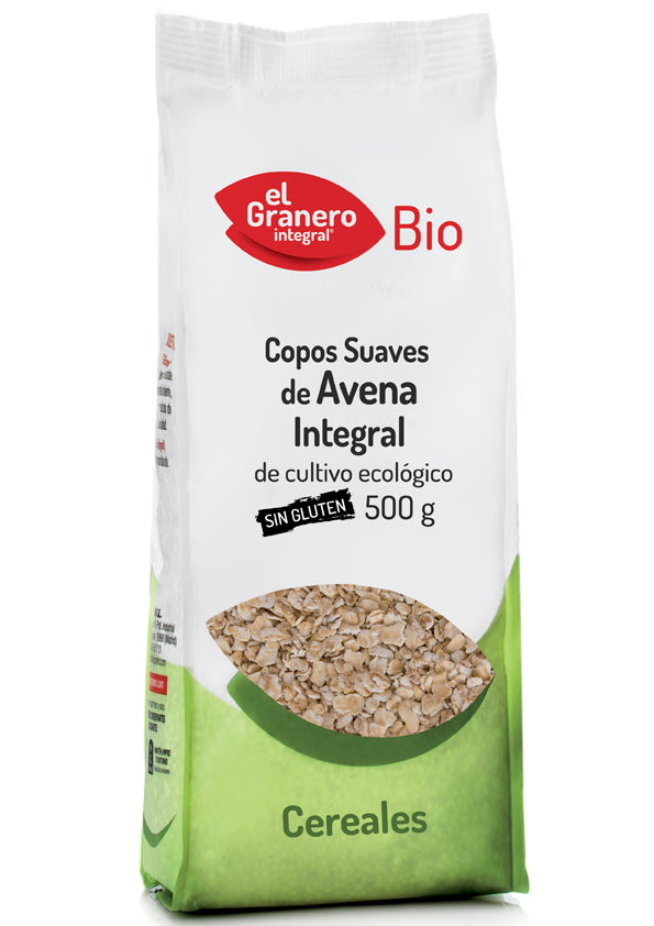 Granero Copos Suaves De Avena Integral Sin Gluten Bio 500