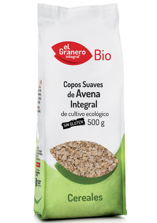 Granero Copos Suaves De Avena Integral Sans Gluten Bio 500