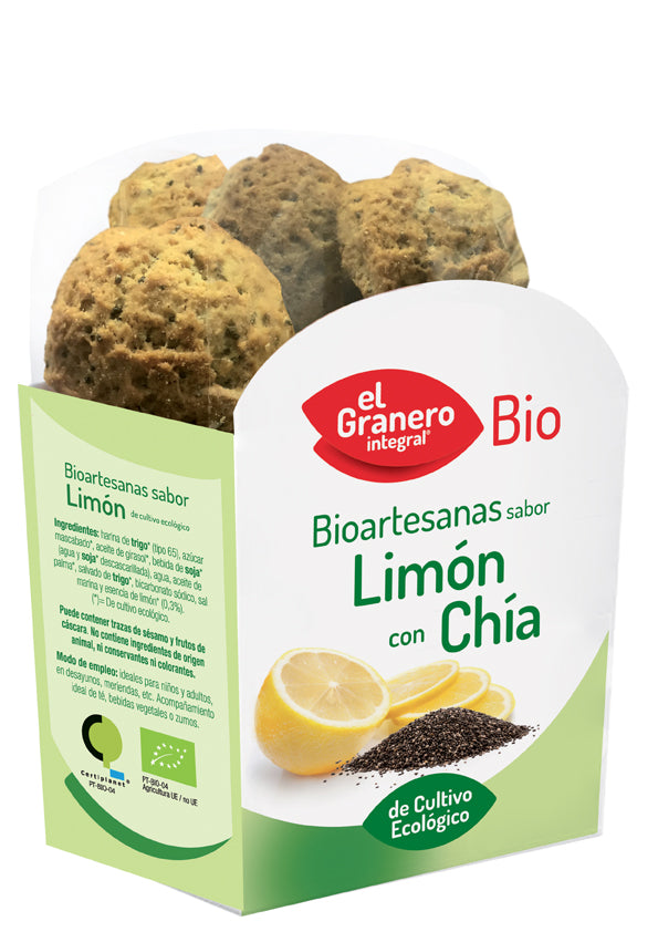Granero Galletas Artesanas Sabor Limon Con Chia 250g