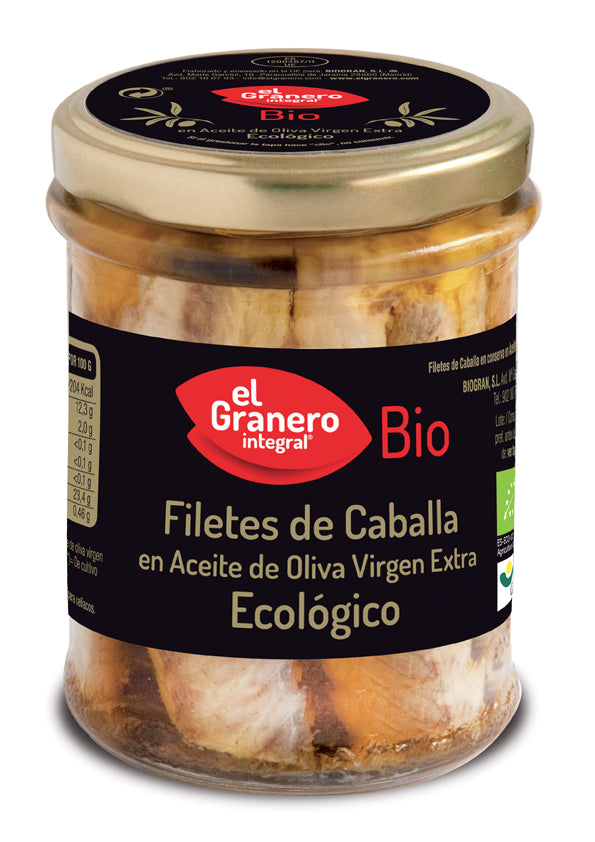 Granero Filetes De Caballa Organic 195g
