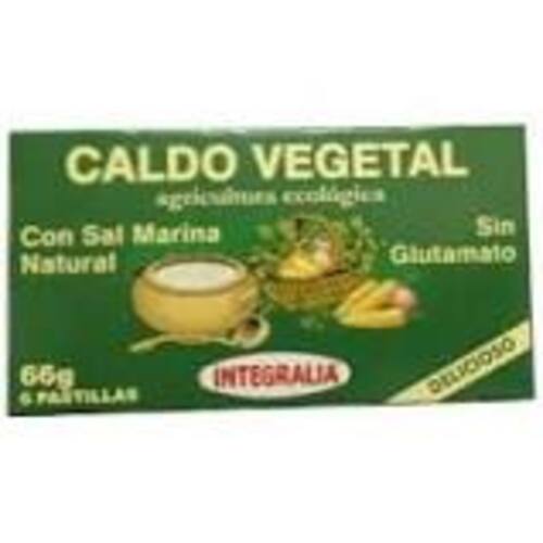 Integralia Caldo Vegetal Eco With Marina Sal 6 Cubitos X 11g