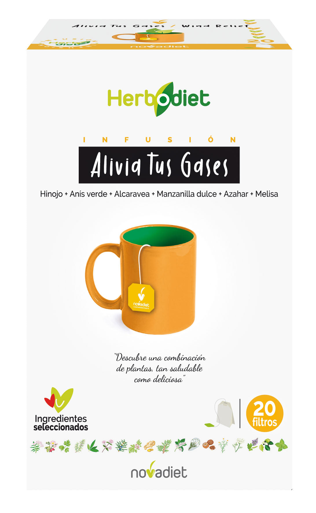 Novadiet Herbodiet Alivia Tus Gaz 20