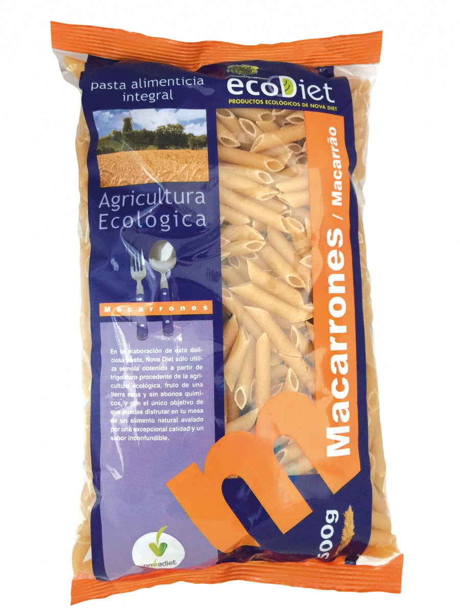 Novadiet Macarrones Intégrales Ecodiet 500g