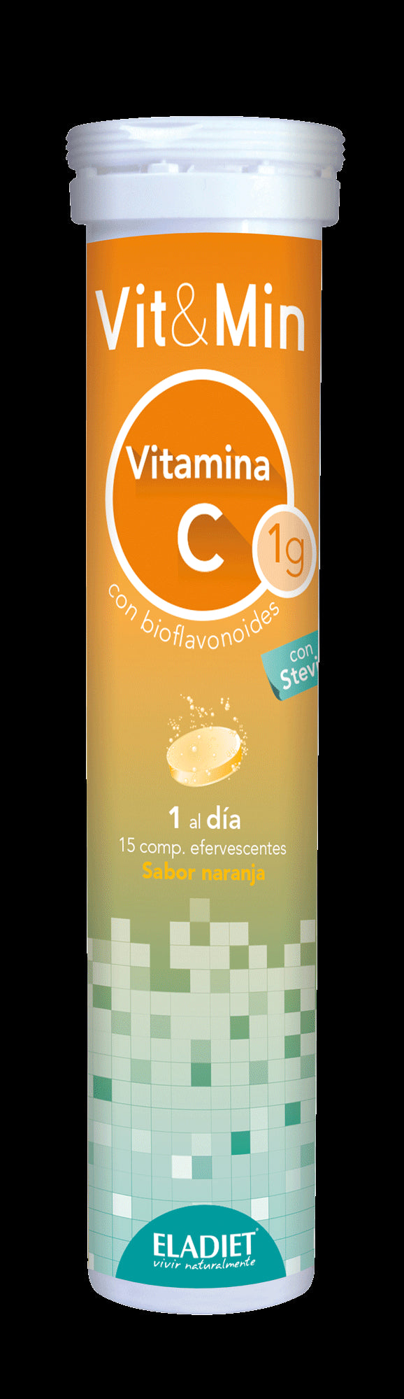 Eladiet Vit y Min Vitamina C 15 Comp Efervescentes