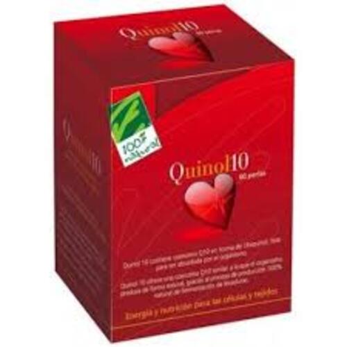 100%natura 100 Natura 100 Natura 100 Natura Quinol 10 60 Gélules 50 Mg