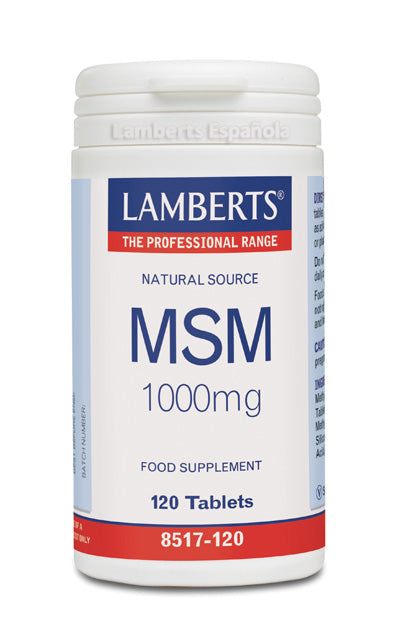 Lamberts Msm 1000 Mg 120 Tabs