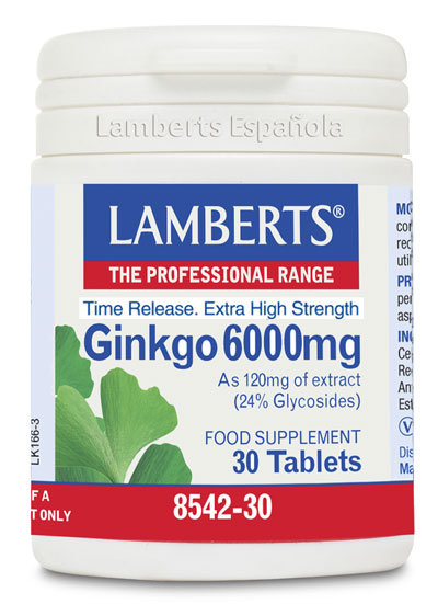 Lamberts Ginkgo Biloba 6000 Mg 180 Caps