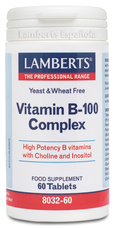 Lamberts Vitamin B-100 Complex 60 Tabs
