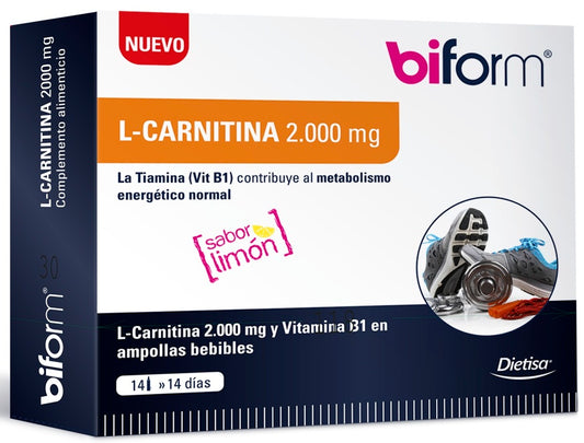 Biform L Carnitine 2000 Mg 14 Viales X 10ml