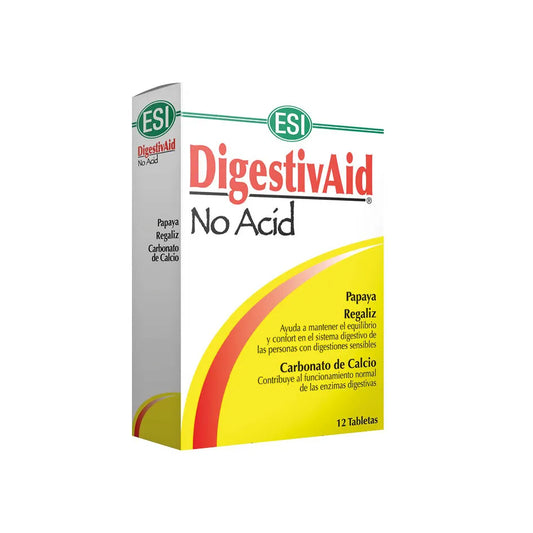 ESI Digestivaid No Acid 12 Tablets