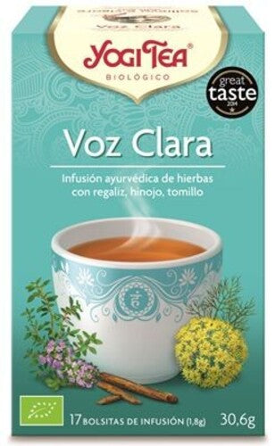 Yogi Tea Voz Clara 17 Bolsitas