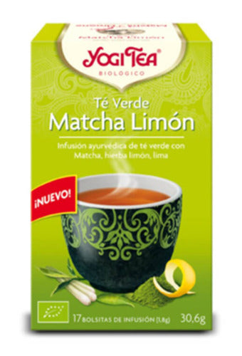 Yogi Tea Te Verde Matcha Limon 17 Filtros X 1,8g