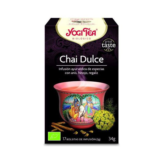 Thé Yogi Chai Dulce 17 sachets de 2 g