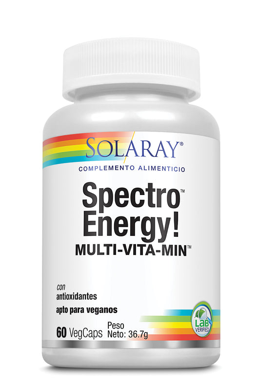 Capsules végétales Solaray Spectro Energy 60